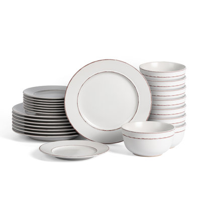 Earth & Clay Hazel 12-Piece Dinnerware Set Stoneware & Reviews